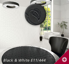 Eco-HPL black and white interior design