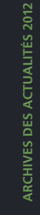 Archives des actualités 2012