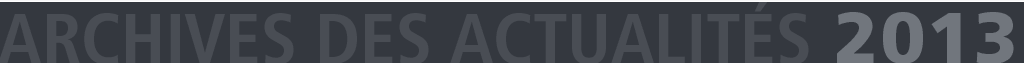 Archives des actualités