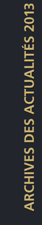 Archives des actualités 2013