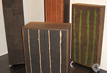 bark cloth cabinets