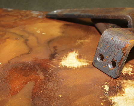 Real rust on laminate – magnetic!!!!!!