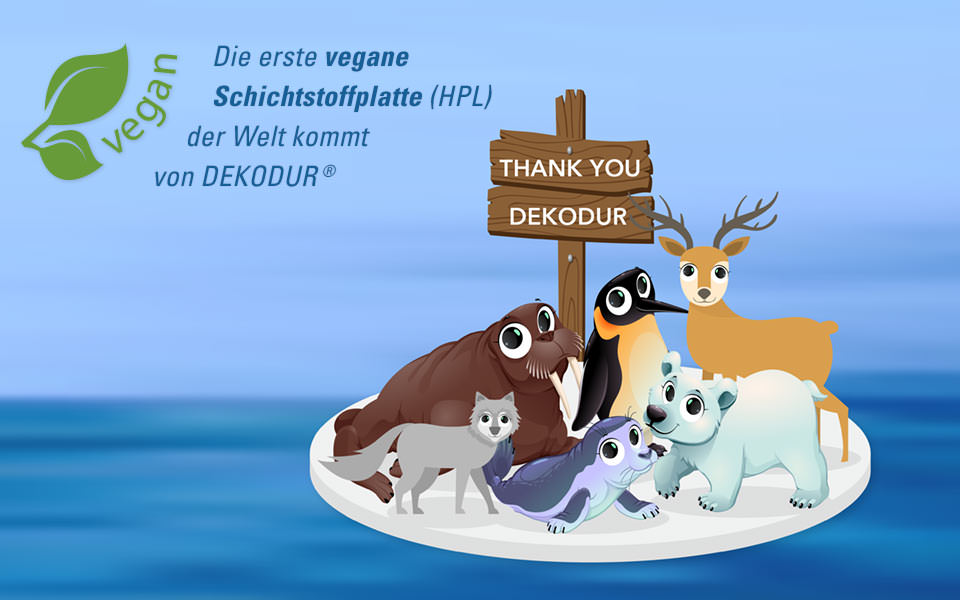 vegane Schichtstoffplatte (HPL)