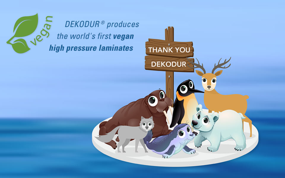 vegan high pressure laminates