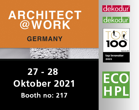 ECO-HPL at Architect@Work in Dusseldorf