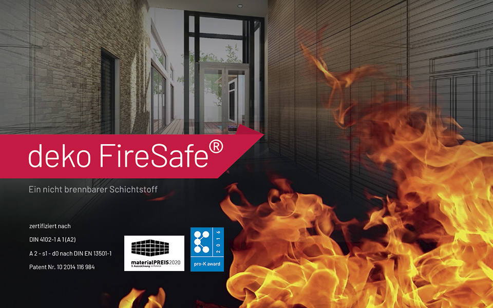 deko FireSafe - vobeugender Brandschutz